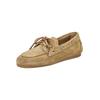 Slipper PAVEMENT "Pavement Slipper Leder", Damen, Gr. 36, grau (taupe), Leder, casual, Schuhe