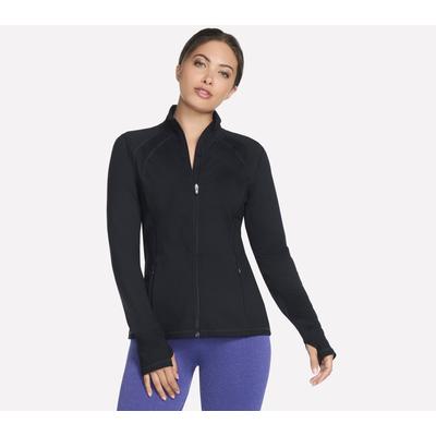 Skechers Women's GO WALK Jacket | Size XS | Black | Nylon/Spandex