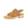 Riemchensandale PAUL GREEN "Paul Green Sandalen Glattleder", Damen, Gr. 40, braun (mittelbraun), Glattleder, casual, Schuhe