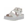 Keilsandalette GABOR "Gabor Sandalen Nappaleder", Damen, Gr. 40,5, braun (latte), Nappaleder, casual, Schuhe
