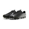 Fußballschuh PUMA "ATTACANTO II FG/AG", Gr. 46, schwarz-weiß (puma schwarz, puma weiß), Synthetik, bedruckt, sportlich, Schuhe, für Rasenplätze