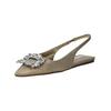 Ballerina STEVE MADDEN "STEVE MADDEN Ballerinas Lederimitat", Damen, Gr. 38, gold, Lederimitat, casual, Schuhe