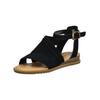 Schaftsandalette BLOWFISH "Blowfish Sandalen Lederimitat", Damen, Gr. 37, schwarz, Lederimitat, casual, Schuhe