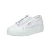 Plateausneaker SUPERGA "Superga Sneaker Textil", Gr. 37, weiß (weiß, weiß), Textil, casual, Schuhe
