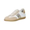 Sneaker NERO GIARDINI "Nero Giardini Sneaker Leder", Damen, Gr. 36, weiß (weiß, beige), Leder, casual, Schuhe