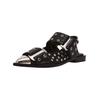 Riemchensandale STEVE MADDEN "STEVE MADDEN Sandalen Lederimitat", Damen, Gr. 40, schwarz, Lederimitat, casual, Schuhe