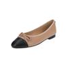 Ballerina STEVE MADDEN "STEVE MADDEN Ballerinas Leder/Synthetik", Damen, Gr. 38, beige (natural), Leder, Synthetik, casual, Schuhe