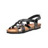 Riemchensandale IGI & CO "IGI & CO Sandalen Leder", Damen, Gr. 36, schwarz (schwarz, schwarz), Leder, casual, Schuhe