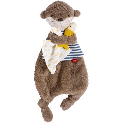 Schmusetuch FEHN "Otter Theo", Baby, braun, Schnuffeltücher