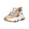Sneaker STEVE MADDEN "STEVE MADDEN Sneaker Textil", Damen, Gr. 38, weiß (weiß, beige), Textil, casual, Schuhe