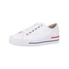 Sneaker PAUL GREEN "Paul Green Sneaker Glattleder", Damen, Gr. 42, weiß, Glattleder, casual, Schuhe