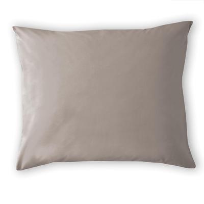 Kissenbezüge CINDERELLA "Sloop Flanel", grau (taupe), B:70cm L:60cm, Flanell, Baumwolle, Kissenbezüge, perfekte Passform, 2-er Set Image