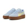 Sneaker PUMA "CLUB II ERA PLATFORM SD WNS", Gr. 37,5, haute tropic, gold moon, Leder, unifarben, sportlich, Schuhe