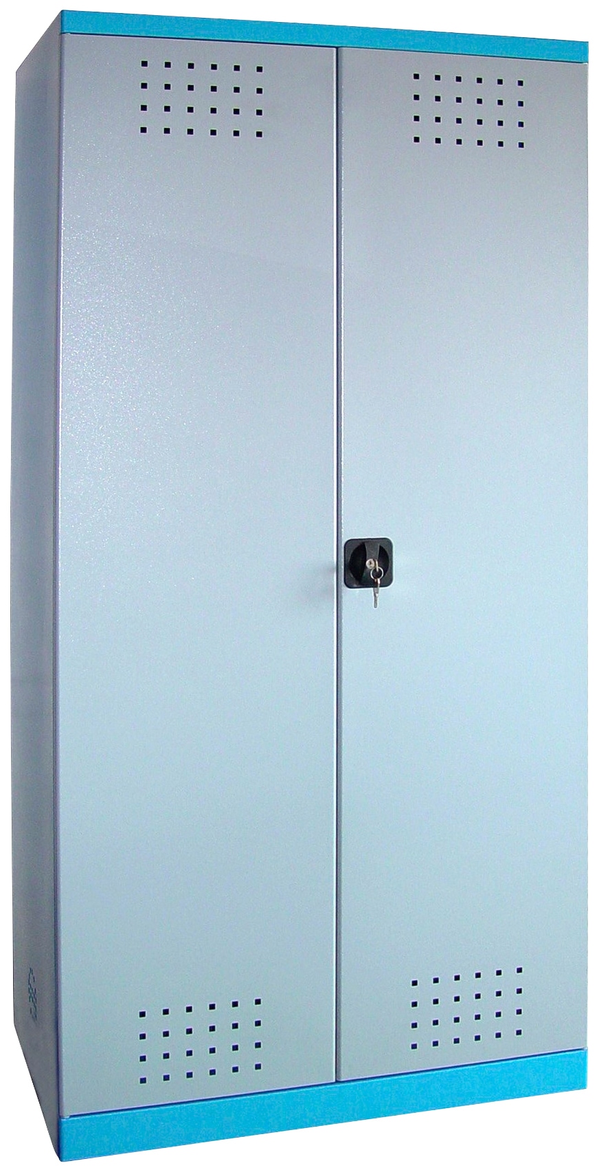 Garten-Geräteschrank GÜDE "UMWELTSCHRANK TYP II", grau, Stahl, Gerätehäuser, B/T/H: 92x58x193 cm, matt Image