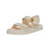 Riemchensandale STEVE MADDEN "STEVE MADDEN Sandalen Leder", Damen, Gr. 40, beige (creme), Leder, casual, Schuhe