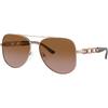 Michael Kors Damen-Sonnenbrillen 58/15/140 mm Metall