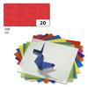 folia Transparentpapier rot 70 x 100 cm 42 g/m² 25 Bogen
