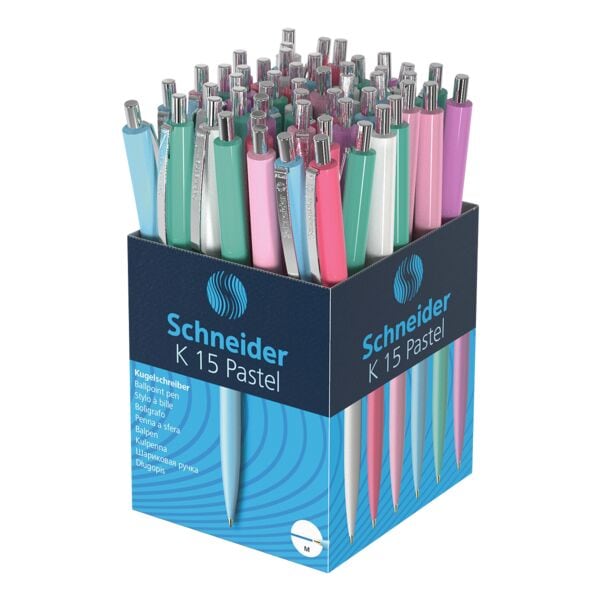Schneider 50er-Pack Kugelschreiber »K15 Pastell« silber Image