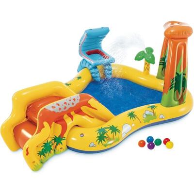 Kinderrutsche, aufblasbarer Pool, Kinderbecken, aufblasbare Burgrutsche, Wasserrutsche, Image