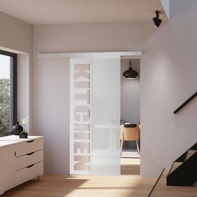 Schulte - neuwertig] Schiebetür Glastür Zimmertür Glasschiebetür kitchen 755 x 2035 Softstop Image