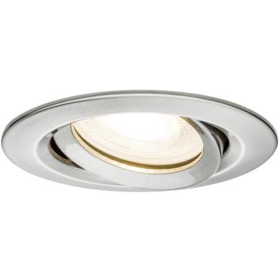 Paulmann - Nova Bad-Einbauleuchte led GU10 7 w IP65 Eisen (gebürstet) Image