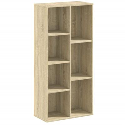 Bücherregal Sonoma-Eiche 50x25x105 cm Holzwerkstoff Vidaxl Image