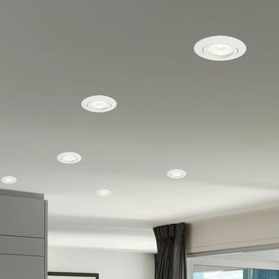 Etc-shop - Einbaustrahler Deckenlampe Einbaulampe led Deckenleuchte weiß, 3W 230lm warmweiß, DxH Image