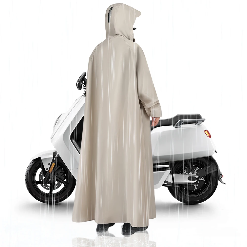 Manteau imperméable épais pour moto adulte, manteau de pluie pour voiture électrique, léger, spécial, Long, pour la pluie, outil d