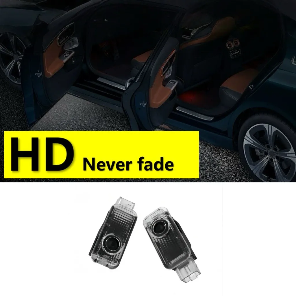 HD Auto Ha Condotto La Porta Della Lampada Del Proiettore Luce di Benvenuto Per Audi A3 A4 B8 8P 8V A6 C7 A5 Q5 B7 B6 B9 SLINE QUTTRO RS SQ5 Q3 Q7 S3 S4 S5 Q5