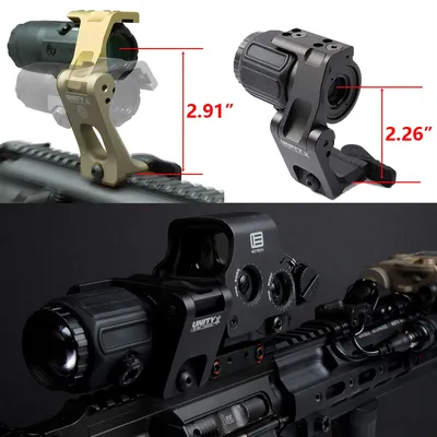 UNITY Fast MONI FTC 2.26" 2.91" GBRS Mount For EOTECH G33 G43 G45 3XMAG-1 3X-C 6XMAG Magnifier T01 T02 Red Dot Sight Scope Mount