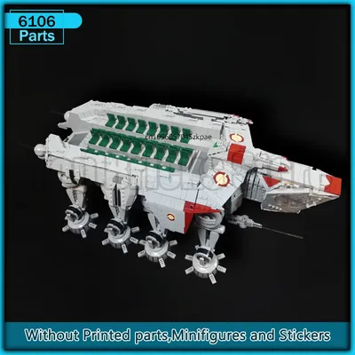 UCS Space Movie Walker Roboter MOC Baustein Transport Laufmaschine Modell Raumschiff Ziegel Sammlung Spielzeug Weihnachtsgeschenke Image