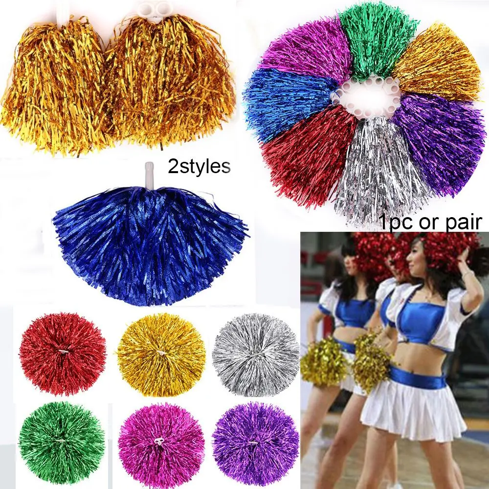 Kostüm Doppellochgriff Cheerleading Cheering Ball Club Sportzubehör Cheerleader Pompons Dance Party Dekorateur Image