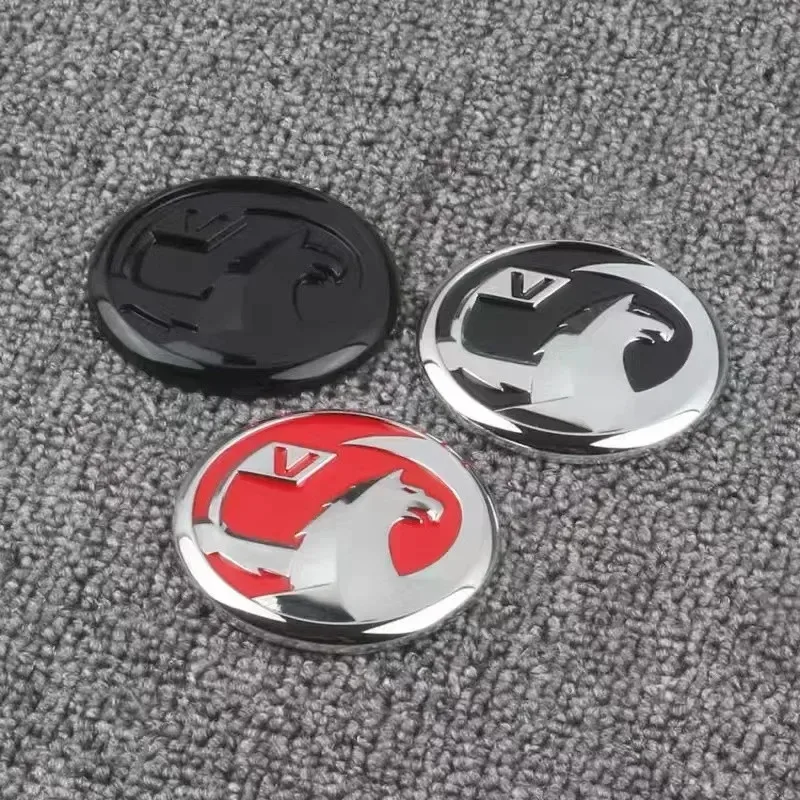 3D Metall Vauxhall Logo Auto Kotflügel Emblem Hinten Schwanz Stamm Abzeichen Aufkleber Für Opel Corsa Mokka Astra Cascada Adam Insignia Meriva Image