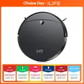 Aspirapolvere robot ILIFE V10, aspirazione 5000 Pa, navigazione giroscopica, aspirapolvere robot con ricarica automatica, robot aspiratore con spazzola a rullo per