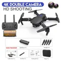 2025 Nuovo drone E88 Pro WIFI FPV - Doppia fotocamera 4K/1080P, HD grandangolare, mantenimento dell'altitudine, quadricottero pieghevole, regalo giocattolo per elicottero RC
