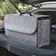 Scatola portaoggetti per auto Organizzatore portatile pieghevole per bagagliaio per auto Scatola portaoggetti in tessuto di feltro Scatola portaoggetti per bagagliaio automatico durevole