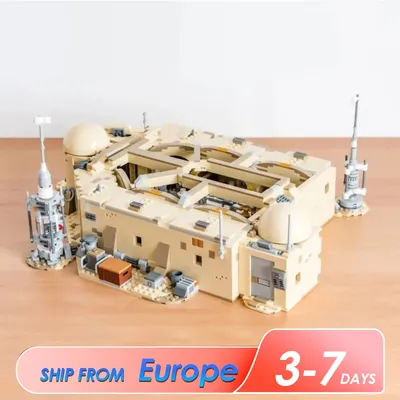 Klemmbausteine 3187PCS AUF LAGER 60016 Mos Eisley Cantina Bausteine Bricks Kompatibel 75290 Spielzeug Geburtstag Weihnachten Geschenke Image