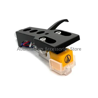AT91 MM Cartridge Stylus Headshell Kit For LP Vinyl Record Turntable Phonograph Needles Aluminium Alloy Holder HIFI Accessory