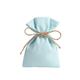 Hessian Bags,Little Gift Bags 50Pcs Drawstring Cotton Burlap Bag Jute Gift Bags Multi Size Jewelry Packaging Wedding Bags Small Candy Bag Can Custom Logo(Light Blue,1 count (Pack of 1))