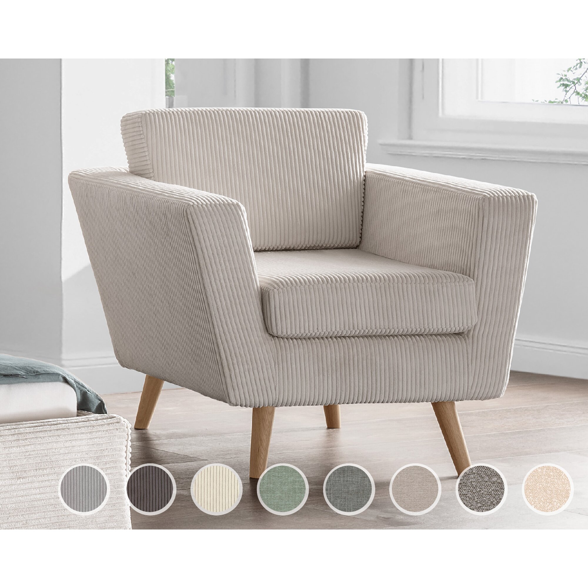Forestales »Nizza« Sessel Ascot 2403 Taupe