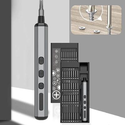 68 In 1 Mini Precision Electric Screwdriver Set Rechargeable S2 Steel Bits Cordless Power Driver Tool Kit for Home Electronics Repair and Assembly DIY Tasks