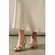 Good For The Sole Womens : Wide Fit Honey Peep Toe Court Shoes - Gold - Size 5 Wide Fit (UK Shoe) | Good For The Sole Sale | Discount Designer Brands