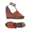 Tamaris Damen Sandale, Gr. 39, orange, kein Etikett