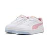 Sneaker PUMA "Carina Street Sneakers Mädchen", Kinder, Gr. 34, weiß pinkscape silber pink metallic, Obermaterial: Synthetik; Futter: Textil; Innensohle: Textil; Laufsohle: Gummi, Schuhe