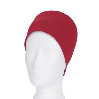 Strickmütze TRIGEMA "TRIGEMA Soft-Cap", Kinder, Gr. 900, rot (rubin), Baumwollmischung, sportlich, Mützen Image