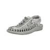 Sandale KEEN "Keen Wanderschuhe Textil", Gr. 37,5, grau (silber, grau), Textil, casual, Schuhe