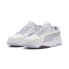 Sneaker PUMA "RBD BREAK LOW", Gr. 38,5, feather gray, lila crush, puma weiß, Leder, mehrfarbig, sportlich, Schuhe