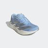 Laufschuh ADIDAS PERFORMANCE "ADIZERO EVO SL", Gr. 37, glow blau, silber metallic, cloud weiß, Synthetik, Textil, sportlich, Schuhe, angelehnt an das Design vom Adios Pro Evo