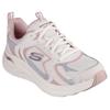 Sneaker SKECHERS "ARCH FIT 2.0", Damen, Gr. 37, rosa (rosa, weiß), Lederimitat, Mesh, sportlich, Schuhe, Chunky Sneaker, Schnürschuh mit Plateau Sohle