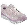 Slip-On Sneaker SKECHERS "GLIDE-STEP SOLE-PARADISE VALLEY", Damen, Gr. 35, rosa (rosa kombiniert), Veloursleder, Lederimitat, Mesh, sportlich, Schuhe, Freizeitschuh, Schnürschuh mit elastischen Schnürsenkeln
